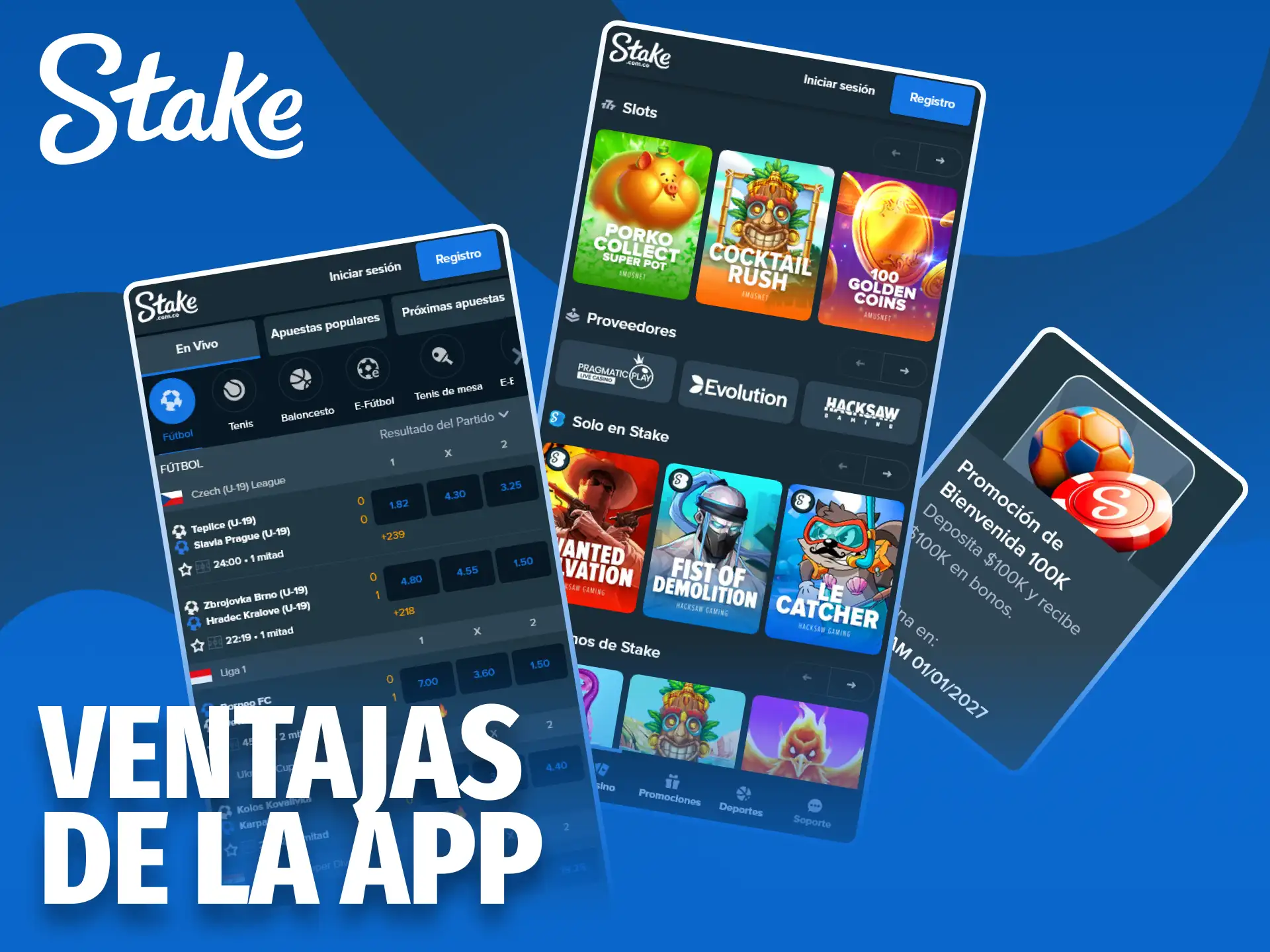 Descubre los beneficios principales de apostar en Stake mobile app.