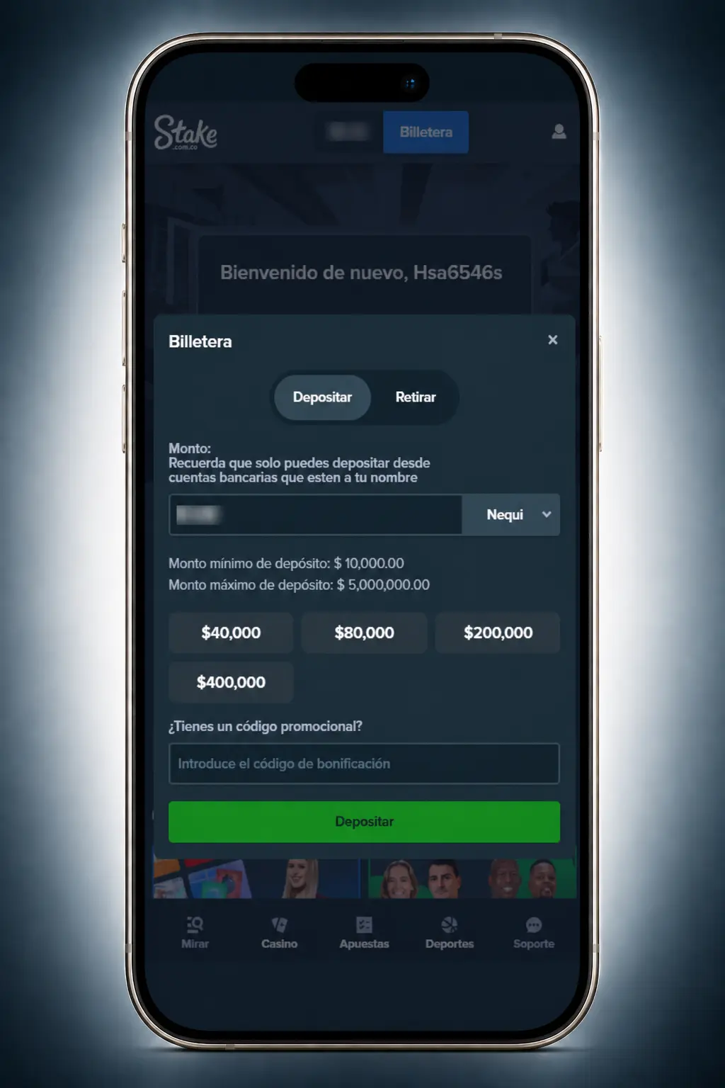 Apuestas de Fórmula 1 en la app de Stake con cuotas en vivo para clasificación y Gran Premio
