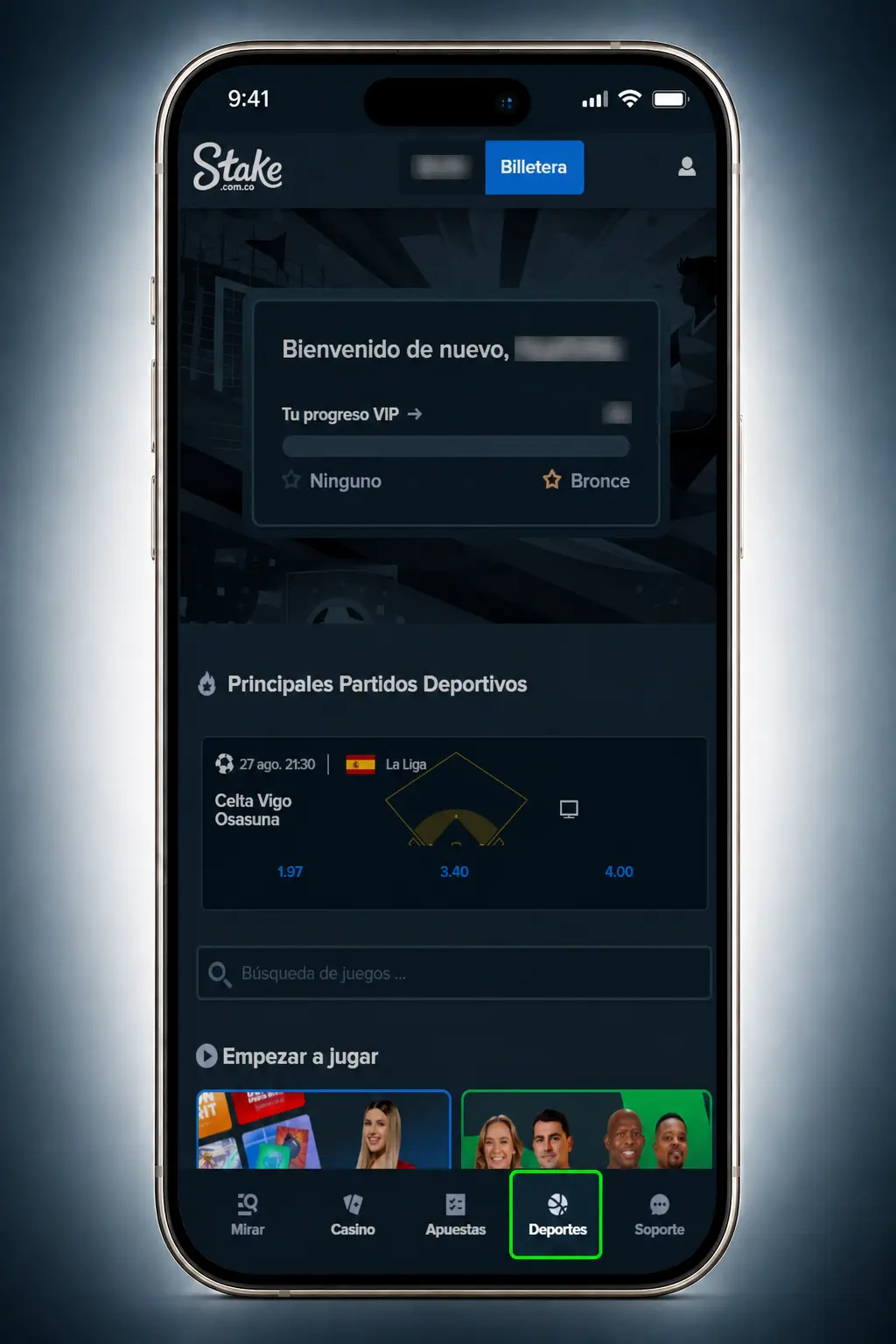 Apuestas de Fórmula 1 en la app de Stake con cuotas en vivo para clasificación, sprint y Gran Premio