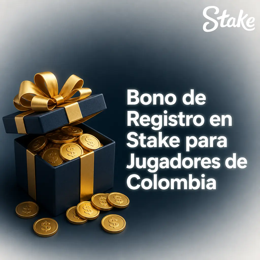 Bono de registro en Stake para jugadores colombianos: elige 50.000 o 100.000 COP al hacer tu primera carga.