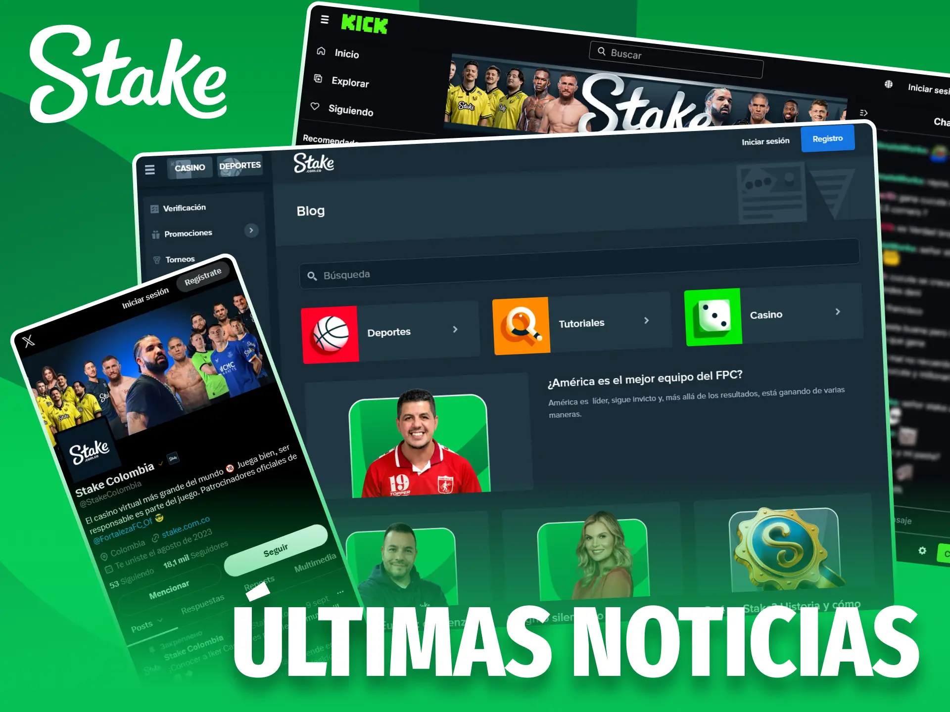 Lee las novedades y opiniones de la comunidad de jugadores en Stake.