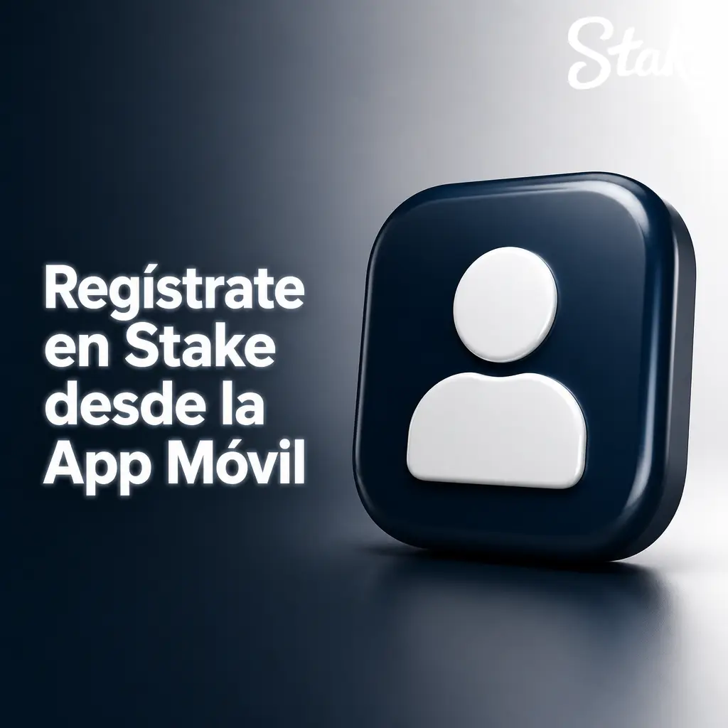 Guía para registrarte en Stake mediante su PWA desde el navegador móvil, sin apps en Google Play o App Store.