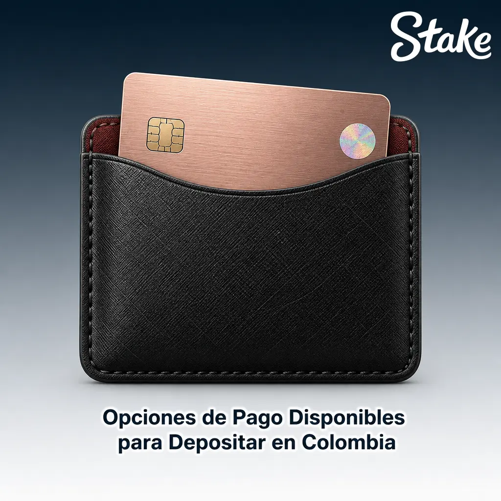 Métodos de depósito en Stake Colombia: Nequi, Daviplata, PSE, Efecty, Transfiya, tarjetas y criptomonedas.