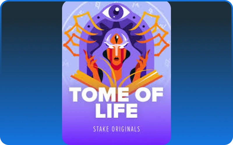 En Stake puedes girar los carretes del juego Tome of Life.