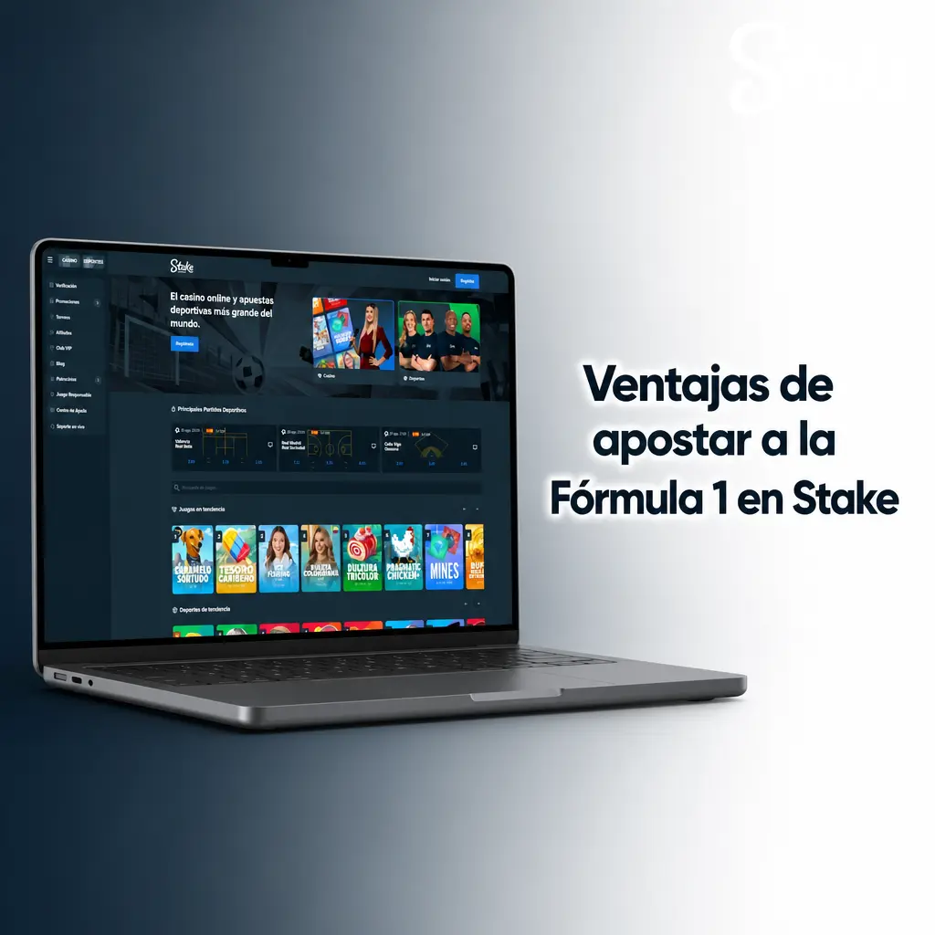 Ventajas de apostar en Fórmula 1 con Stake: cuotas en vivo, cash out, bet builder y pagos en pesos colombianos